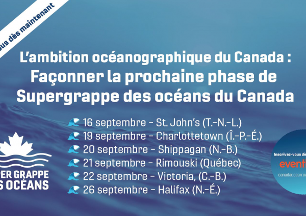 Conversation stratégique sur l’avenir de Supergrappe des océans du Canada